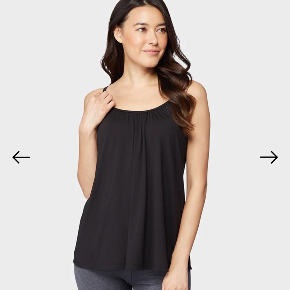 32 degrees built in bra tank top.